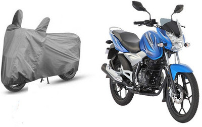 APKI APNI DUKAN Waterproof Two Wheeler Cover for Bajaj(Discover 150 s, Grey)