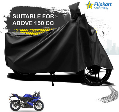 Flipkart SmartBuy Waterproof Two Wheeler Cover for Yamaha(YZF R15 V3.0, Black)
