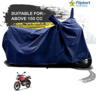 Flipkart SmartBuy Waterproof Two Wheeler Cover for Bajaj(Pulsar 135 LS DTS-i, Blue)