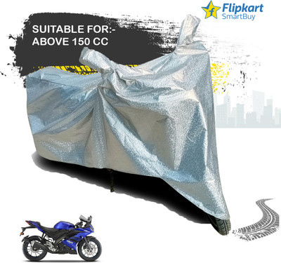 Flipkart SmartBuy Waterproof Two Wheeler Cover for Yamaha(YZF R15 V3.0, Silver)