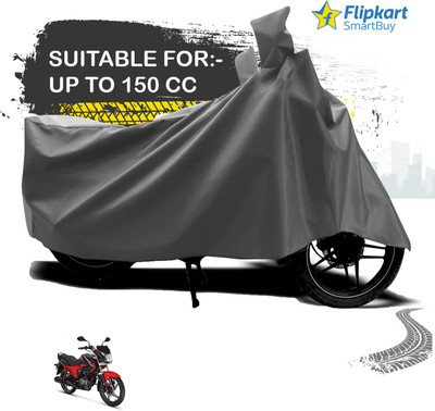 Flipkart SmartBuy Waterproof Two Wheeler Cover for Hero(Glamour i3s, Grey)