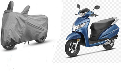 APKI APNI DUKAN Waterproof Two Wheeler Cover for Honda(Activa 125, Grey)