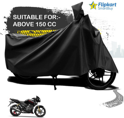 Flipkart SmartBuy Waterproof Two Wheeler Cover for TVS(Apache, Black)