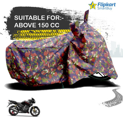 Flipkart SmartBuy Waterproof Two Wheeler Cover for TVS(Apache, Multicolor)