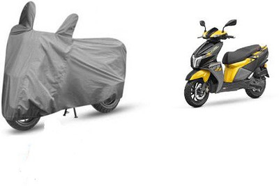 APKI APNI DUKAN Waterproof Two Wheeler Cover for TVS(NTORQ, Grey)