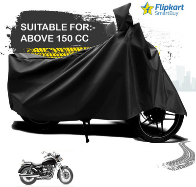Flipkart SmartBuy Waterproof Two Wheeler Cover for Royal Enfield(Thunderbird 500, Black)