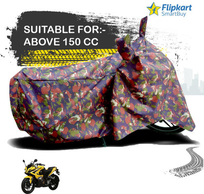 Flipkart SmartBuy Waterproof Two Wheeler Cover for Bajaj(Pulsar 200 NS DTS-i, Multicolor)