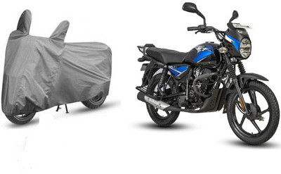 APKI APNI DUKAN Waterproof Two Wheeler Cover for Bajaj(CT110, Grey)