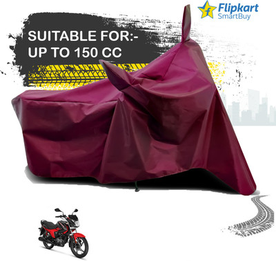 Flipkart SmartBuy Waterproof Two Wheeler Cover for Hero(Glamour i3s, Maroon)