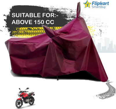 Flipkart SmartBuy Waterproof Two Wheeler Cover for Bajaj(Pulsar 135 LS DTS-i, Maroon)