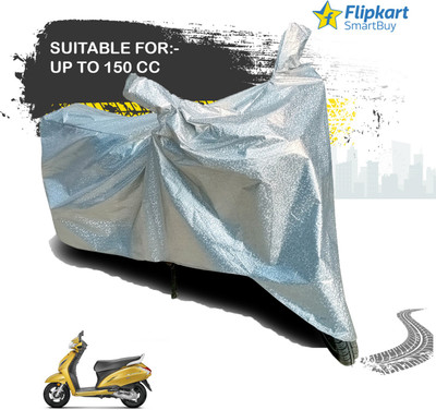 Flipkart SmartBuy Waterproof Two Wheeler Cover for Honda(Activa 6G, Silver)