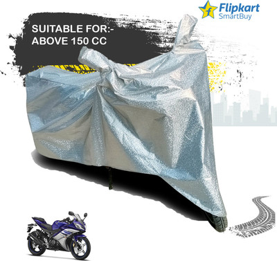Flipkart SmartBuy Waterproof Two Wheeler Cover for Yamaha(YZF R15 Ver 2.0, Silver)