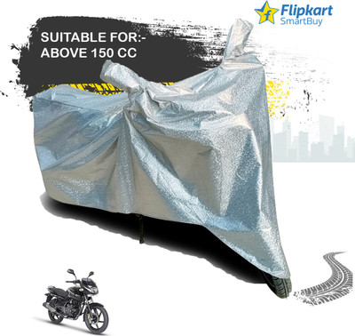 Flipkart SmartBuy Waterproof Two Wheeler Cover for Bajaj(Pulsar 150, Silver)