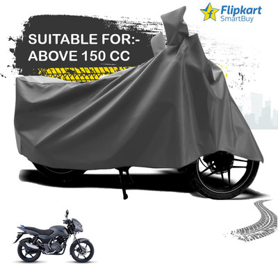 Flipkart SmartBuy Waterproof Two Wheeler Cover for Bajaj(Pulsar 125, Grey)