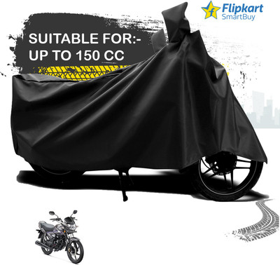 Flipkart SmartBuy Waterproof Two Wheeler Cover for Honda(CB Shine, Black)