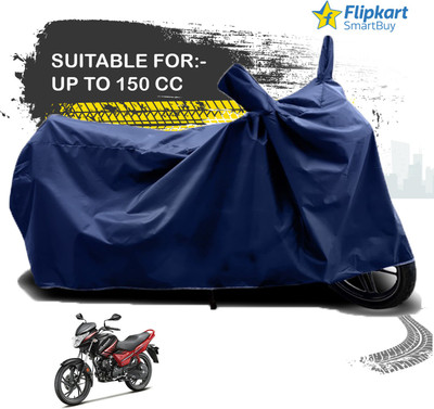 Flipkart SmartBuy Waterproof Two Wheeler Cover for Hero(Glamour, Blue)