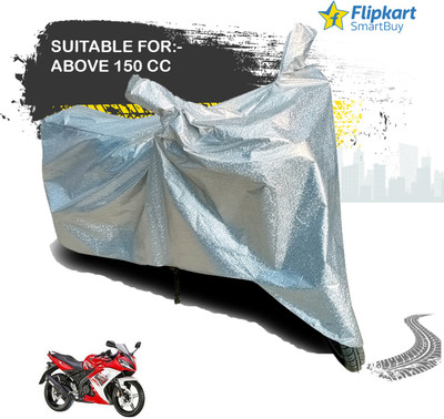 Flipkart SmartBuy Waterproof Two Wheeler Cover for Yamaha(YZF R15 S, Silver)