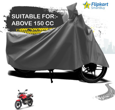 Flipkart SmartBuy Waterproof Two Wheeler Cover for Bajaj(Pulsar 135 LS DTS-i, Grey)