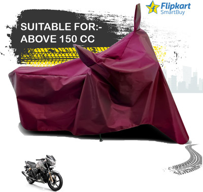 Flipkart SmartBuy Waterproof Two Wheeler Cover for TVS(Apache RTR 180, Maroon)