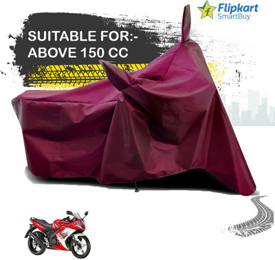 Flipkart SmartBuy Waterproof Two Wheeler Cover for Yamaha(R15 s, Maroon)