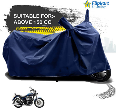 Flipkart SmartBuy Waterproof Two Wheeler Cover for Royal Enfield(Bullet 350 Twinspark, Blue)