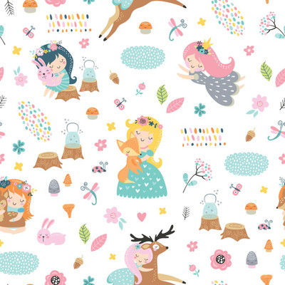 Unique Graphics Vinyl Children Multicolor Wallpaper(L x W: 244 cm x 41 cm)