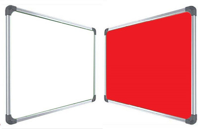 Action World Non Magnetic Whiteboards(White, Red)