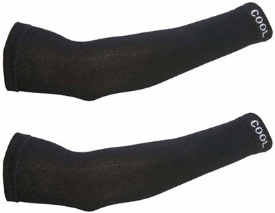 AFLOTO Cotton Arm Sleeve For Boys & Girls(Free, Black)