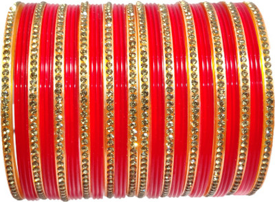 Anshi Creations Plastic Bangle Set(Pack of 22)