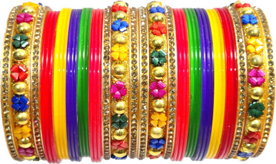 Anshi Creations Plastic Bangle Set(Pack of 22)