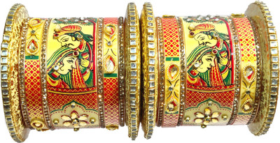 Anshi Creations Plastic Bangle Set(Pack of 2)