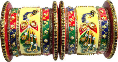 Anshi Creations Plastic Bangle Set(Pack of 2)