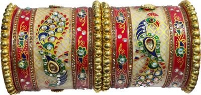 Anshi Creations Plastic Bangle Set(Pack of 2)