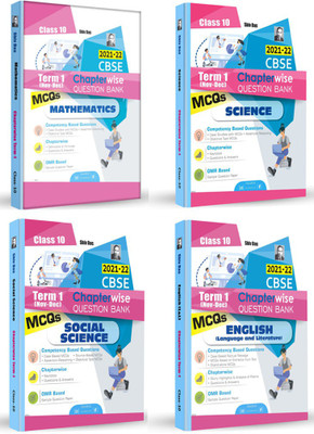 Shivdas CBSE Chapterwise Question Bank with MCQs Class 10 Pack of 4 Books Mathematics Science Social Science English Language and Literature for 2022 Exam (Latest Edition for Term 1)(Paperback, Panel of Expert Teachers) Shivdas CBSE Chapterwise Question Bank with MCQs Class 10 Pack of 4 Books Mathematics Science Social Science English Language and Literature for 2022 Exam (Latest Edition for Term 1)(Paperback, Panel of Expert Teachers)