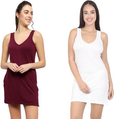 Blazon Women Chemise(Pack of 2)