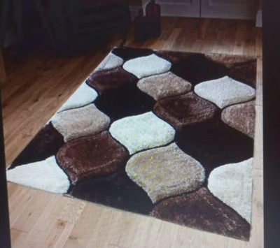 SPA Furnishing Multicolor Polyester Area Rug(3 ft,  X 5 ft, Rectangle)