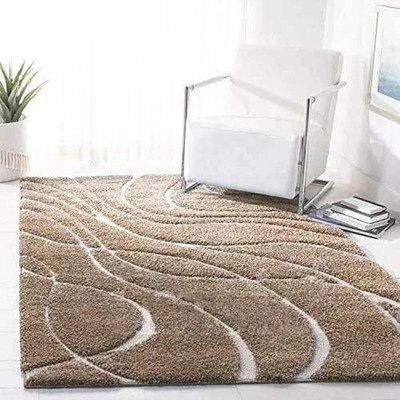 SPA Furnishing Brown Polyester Area Rug(2 ft,  X 4 ft, Rectangle)