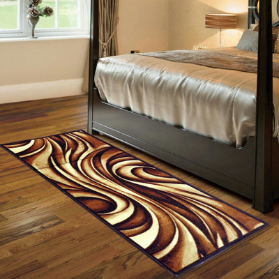 Sparklings Multicolor Chenille Runner(2 ft,  X 4 ft, Rectangle)