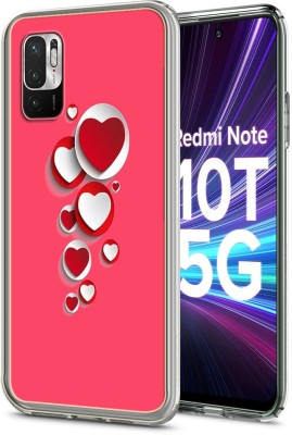 mobom Back Cover for Redmi Note 10T 5G(Multicolor, Dual Protection, Silicon, Pack of: 1)