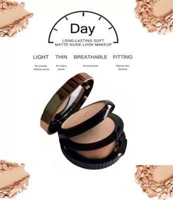 ADJD 2 IN 1 PRIMER & FINE MATTE PRESSED POWDER MAKEUP EFFECT FOR LONG LASTING OIL CONTROAL COMPACT Compact(BEIGE, 20 g)
