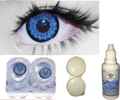 soft eye Monthly Disposable(0.00, Colored Contact Lenses, Pack of 1)