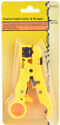 AASONS Stackfine GI-112 I-112 Coaxial Cable Cutter & Stripper, Yellow Wire Cutter