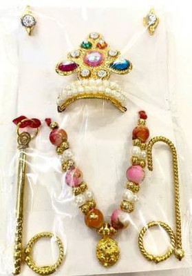 4 YOU MUKUT SET Deity Ornament(Laddu Gopa / Bal Gopal / thakur ji)