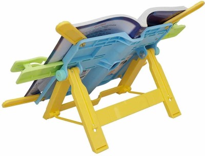 AASTIK SALES 1 Compartments PLASTIC FOLDABLE PORTABLE BOOK STAND(Multicolor)