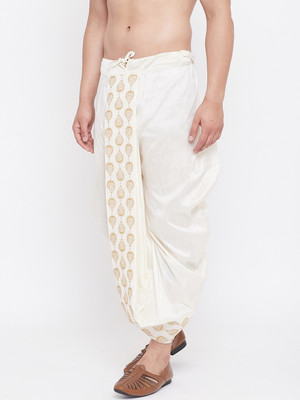 VASTRAMAY Embroidered Men Dhoti