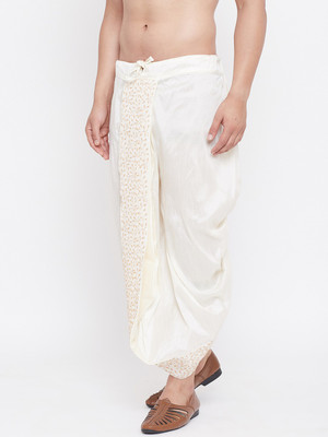 VASTRAMAY Embroidered Men Dhoti