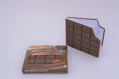 ASGadgets Gift Set Mini Writing Pad Unruled 100 Pages(Chocolate Brown)