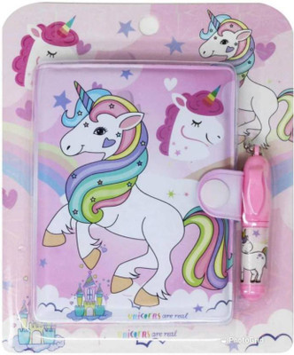MEHRANSH Unicorn Pocket Diary Book-size Diary RULING 60 Pages(Multicolor)