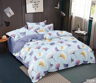 Laying Style Cotton Double King Sized Bedding Set(Multicolor)