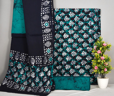 NISHIRE Cotton Blend Printed Salwar Suit Material